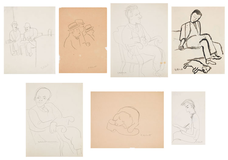 A Group of Seven Sketches par William Goodridge Roberts
