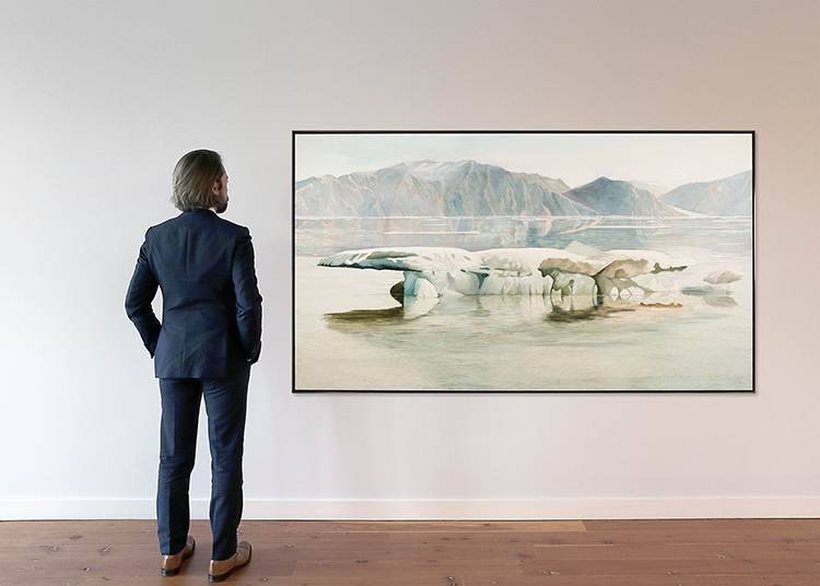 Bylot Iceberg by Ivan Trevor Wheale