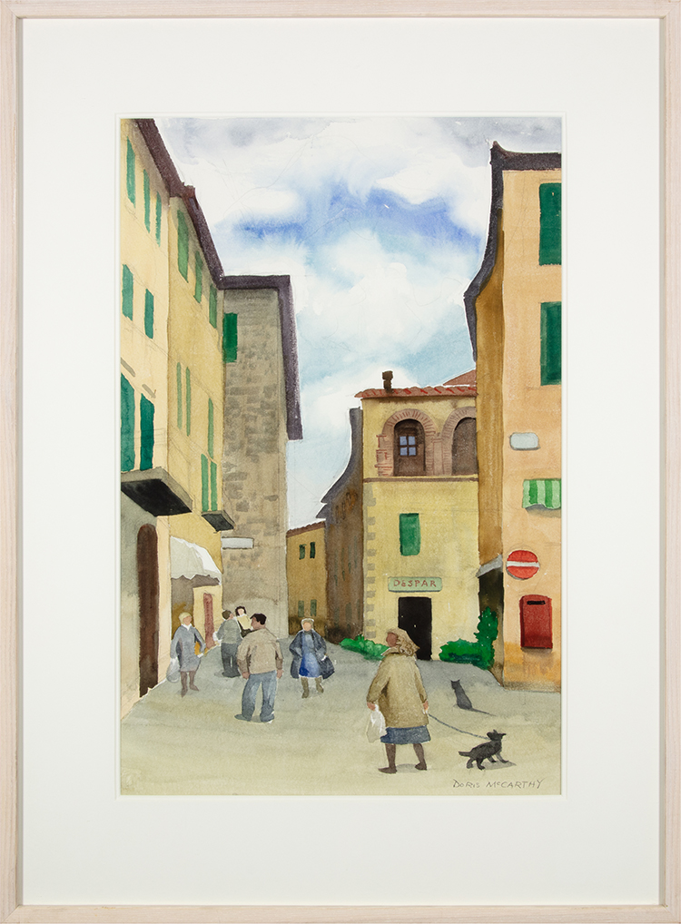 Side Street off the Piazza Sarteano par Doris Jean McCarthy