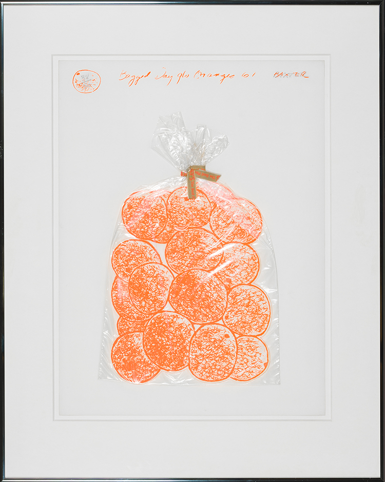 Bagged Day Glo Oranges par Iain Baxter