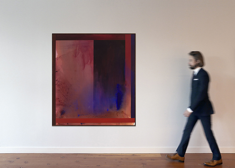 Purple Painting par Paul Kuhn
