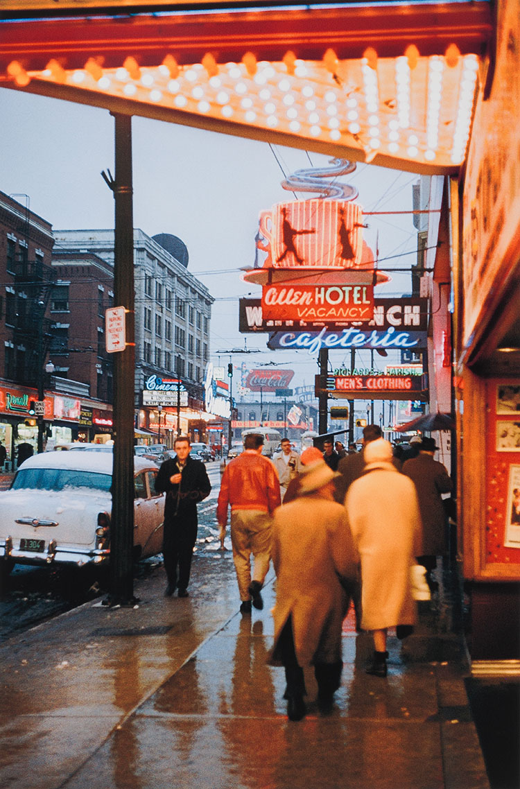 White Lunch Granville par Fred Herzog