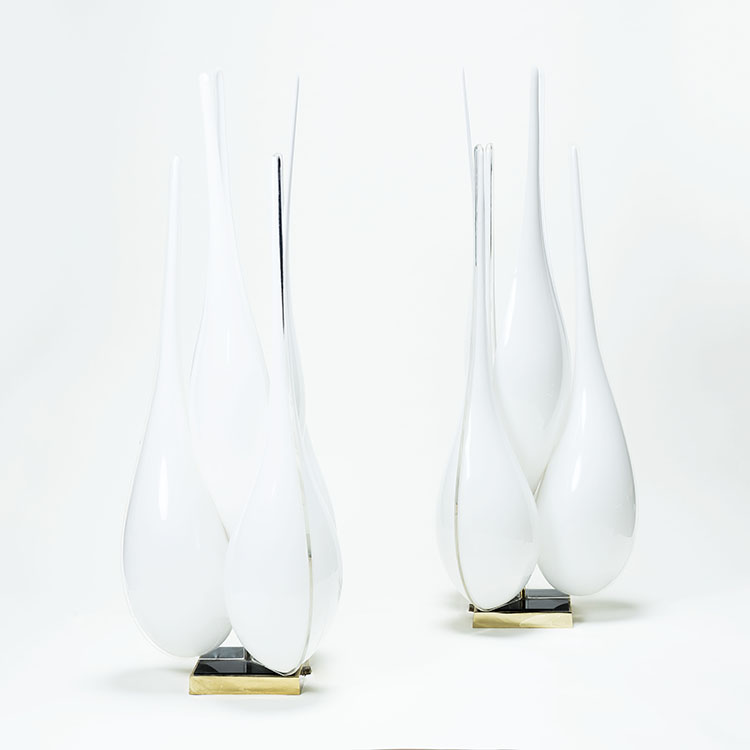 Pair of table lamps par Maison Rougier