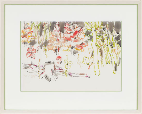 Poplars and Maples par David Brown Milne