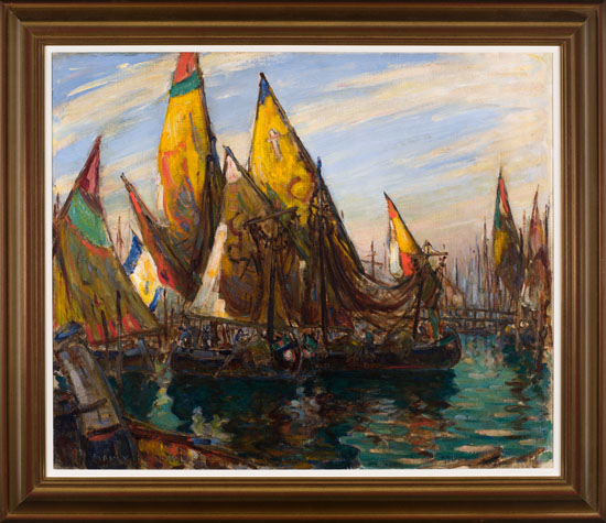 Venetian Fishing Boats par Manly Edward MacDonald