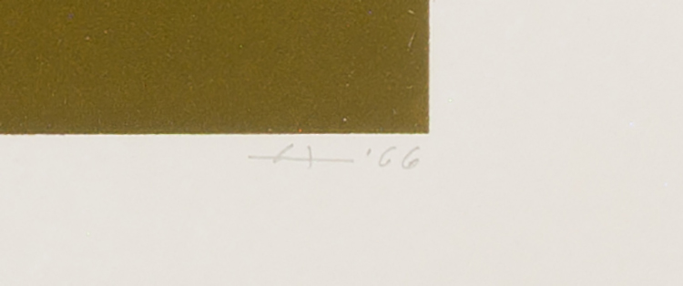 White Line Square IV par Josef Albers