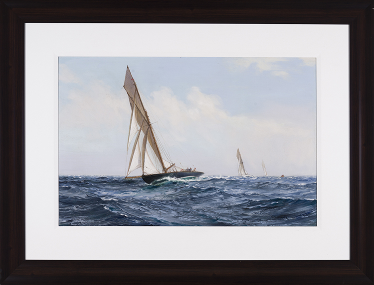 Yachts Racing in the Open Water par Montague J. Dawson