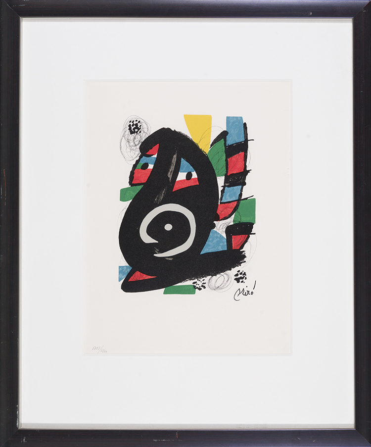La mélodie acide, model 14 (The Acid Melody, Plate 14) par Joan Miró