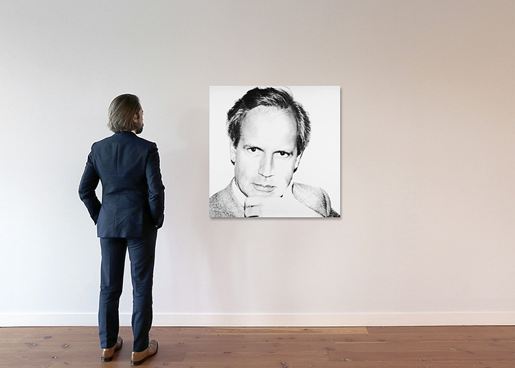John Kobal par Andy Warhol