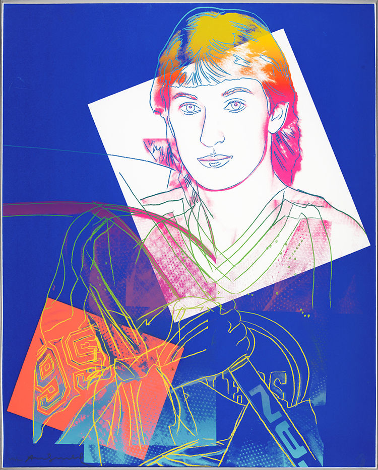 Wayne Gretzky #99 (F.&S.II.306) by Andy Warhol