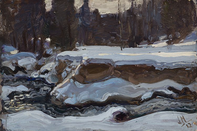 Stream in Winter par James Edward Hervey (J.E.H.) MacDonald