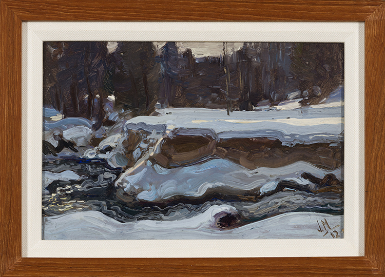 Stream in Winter by James Edward Hervey (J.E.H.) MacDonald