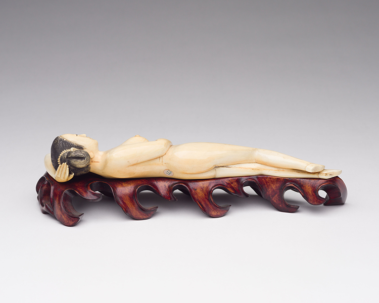 A Chinese Ivory Carved Doctor's Model, 19th Century by  Chinese Art