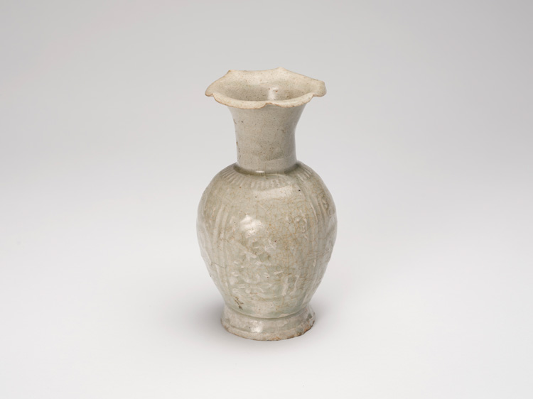 A Chinese Qingbai Foliate Vase, Song to Yuan Dynasty by  Chinese Art