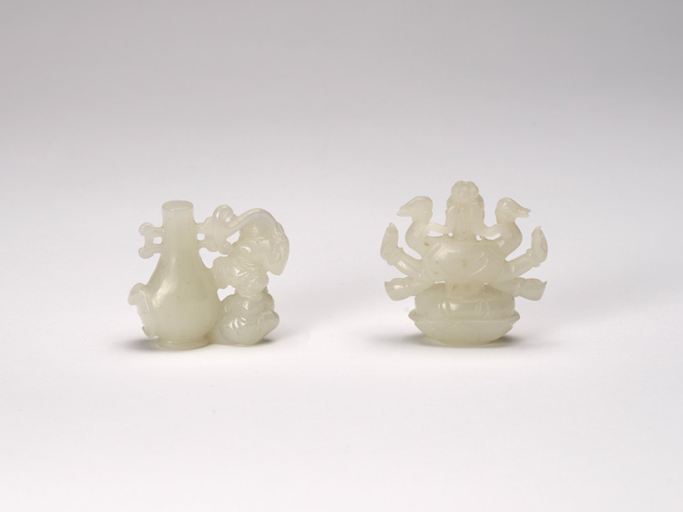 Two Chinese Jade Figural Groups par  Chinese Art
