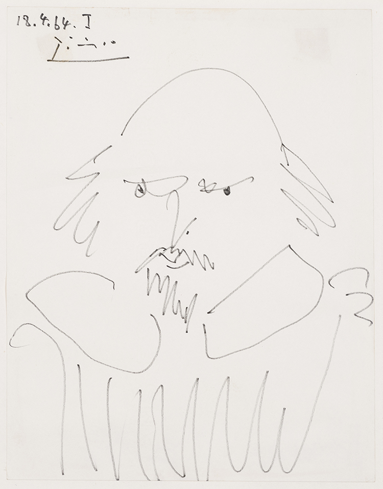 Portrait of William Shakespeare par Pablo Picasso