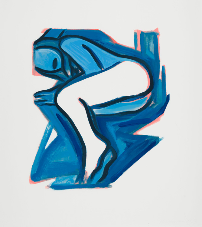 Blue Nude No. 3 by Tom Wesselmann