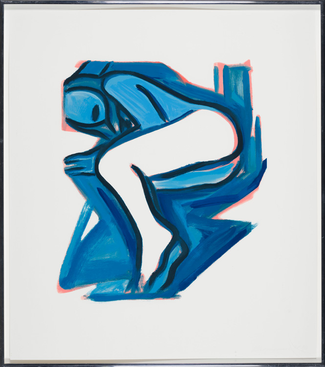 Blue Nude No. 3 par Tom Wesselmann