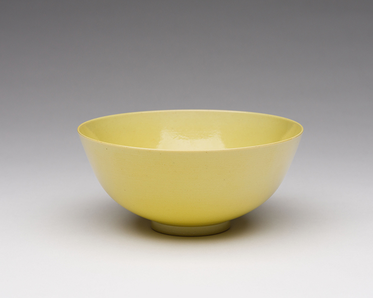 A Chinese Yellow Enameled Bowl, Guangxu Mark and Period (1875-1908) by  Chinese Art