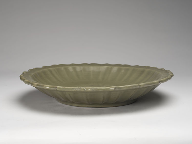 A Chinese Longquan Celadon Barbed-Rim Dish, Ming Dynasty, 15th/16th Century by  Chinese Art