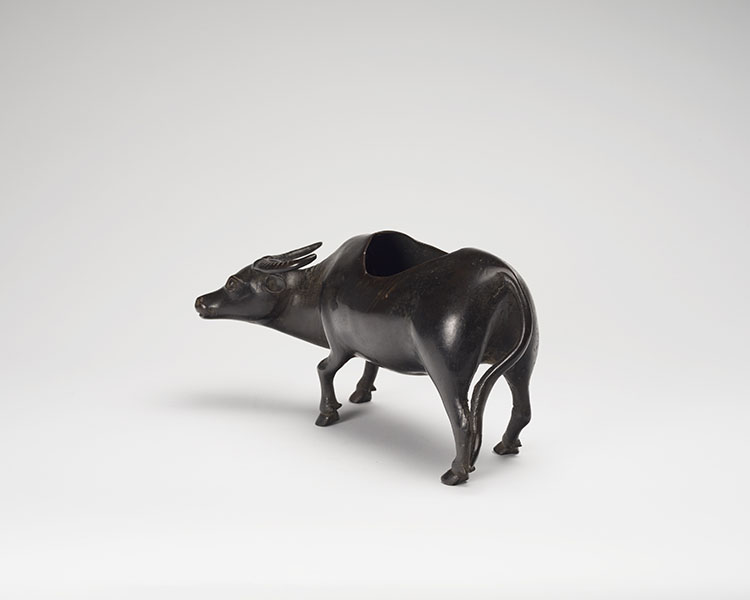 A Japanese Bronze 'Traveler and Ox' Censer, Meiji Period, 19th Century par  Japanese Art