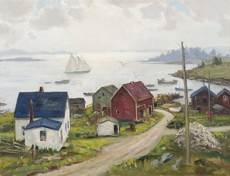 Harbour Village, Nova Scotia par Frank Shirley Panabaker
