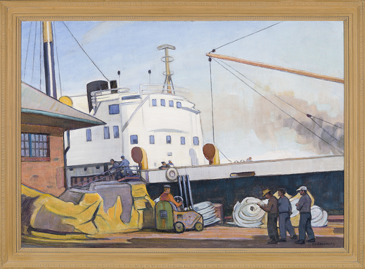 Dock Workers par Peter Clapham Sheppard