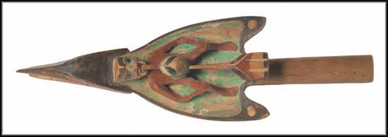 Raven Rattle by Unidentified First Nations Artist