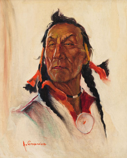 First Nations Man par Nicholas de Grandmaison