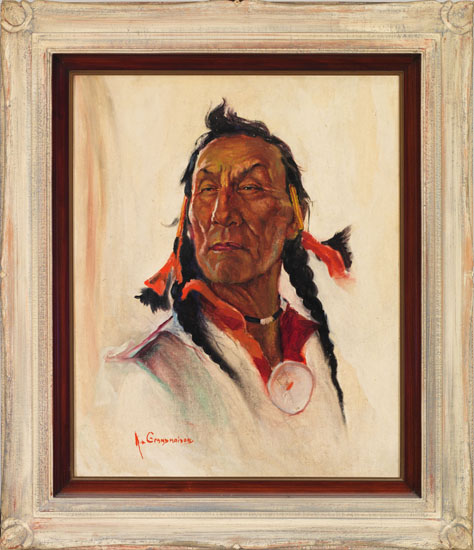 First Nations Man par Nicholas de Grandmaison