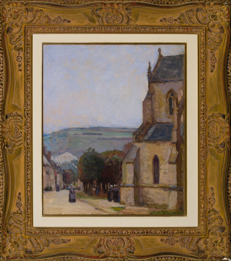 Les Andélys, Église St-Sauveur par Clarence Alphonse Gagnon