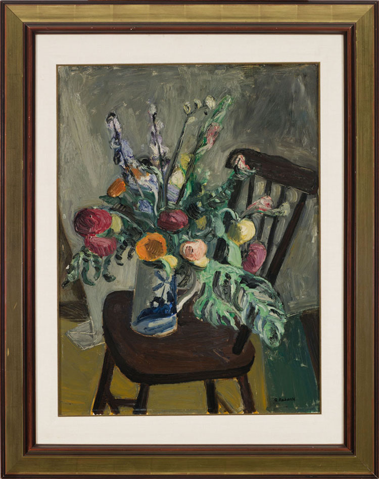 Flowers and Chair by William Goodridge Roberts