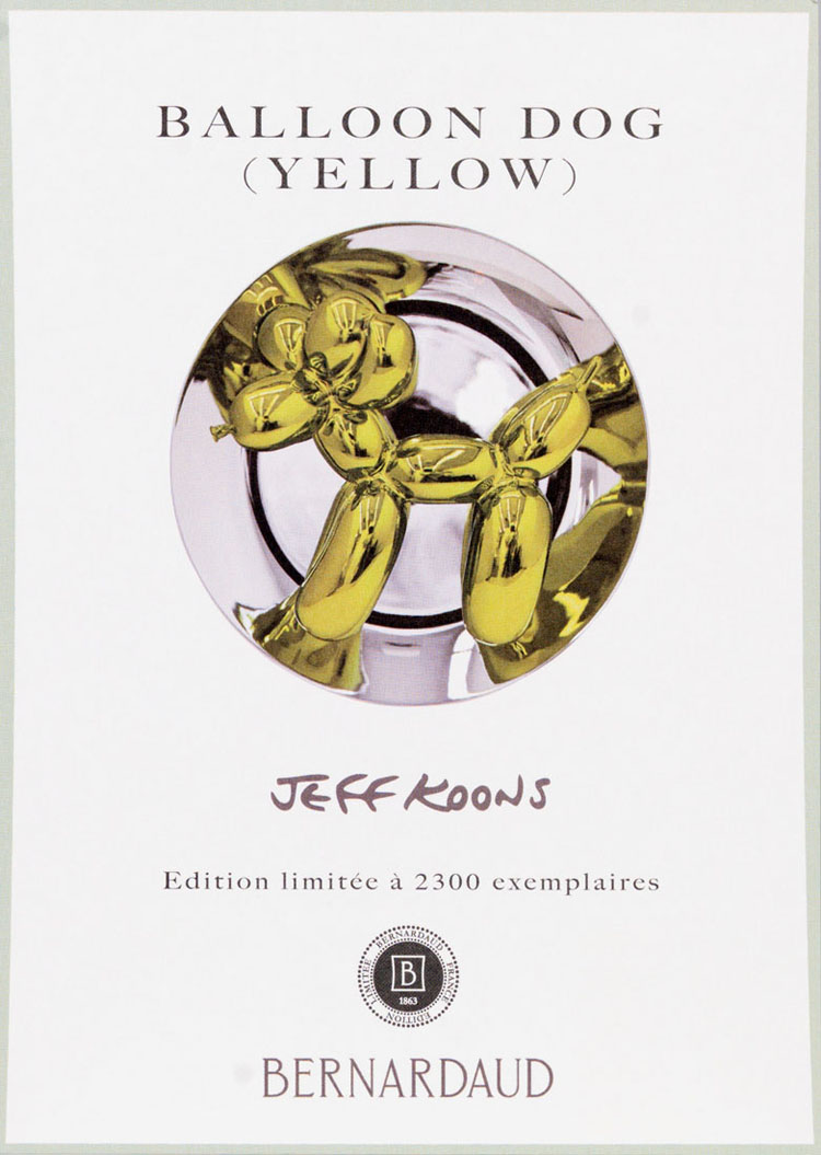 Balloon Dog (Yellow) by Jeff Koons