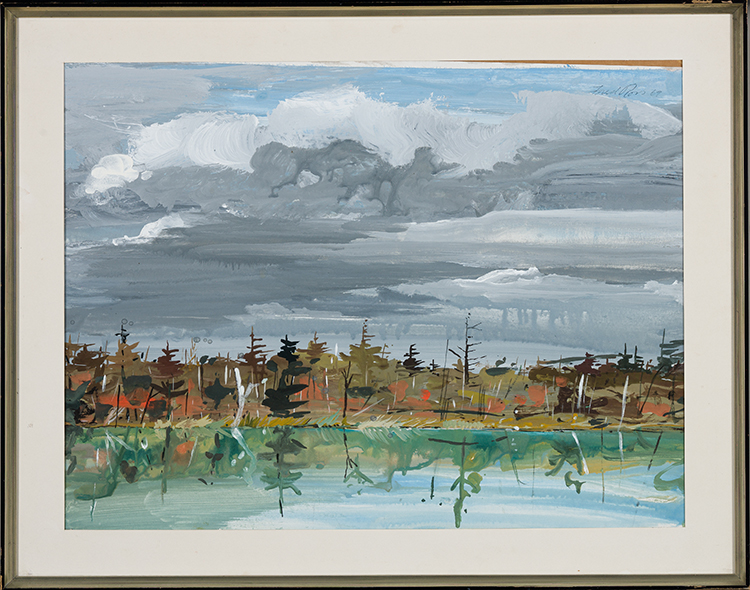 Landscape, Grey Sky par Frederick Joseph Ross