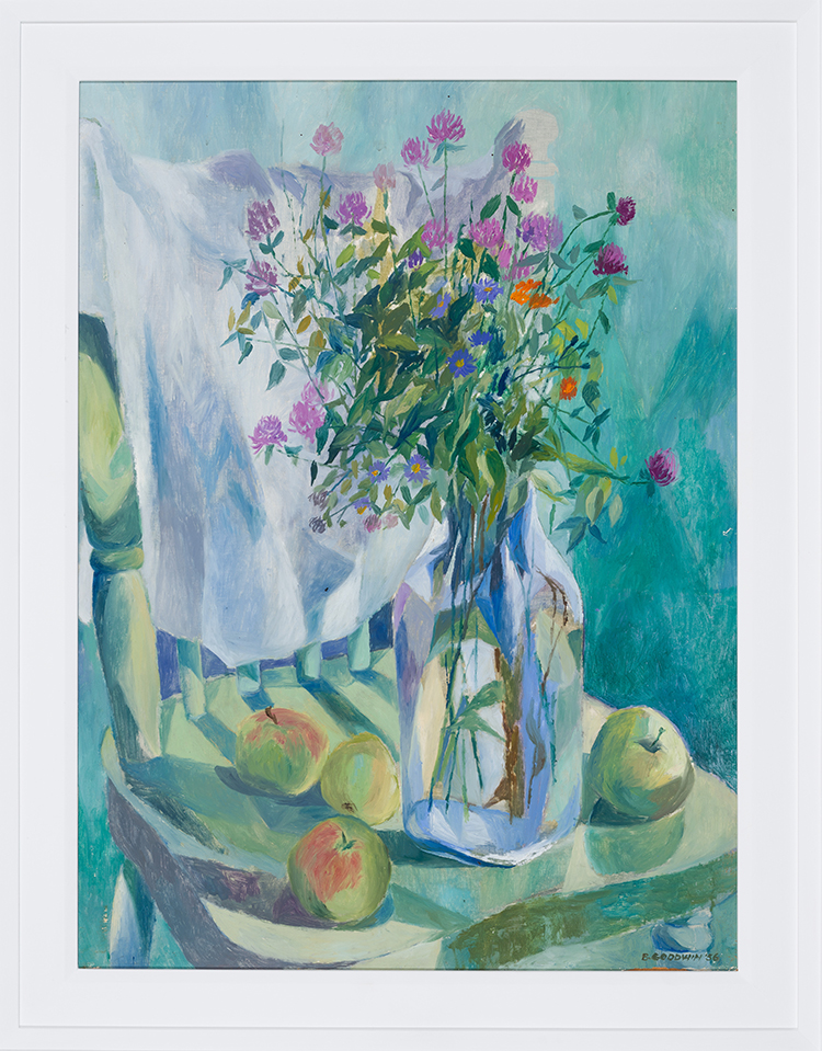 Still Life with Flowers and Apples by Betty Roodish Goodwin