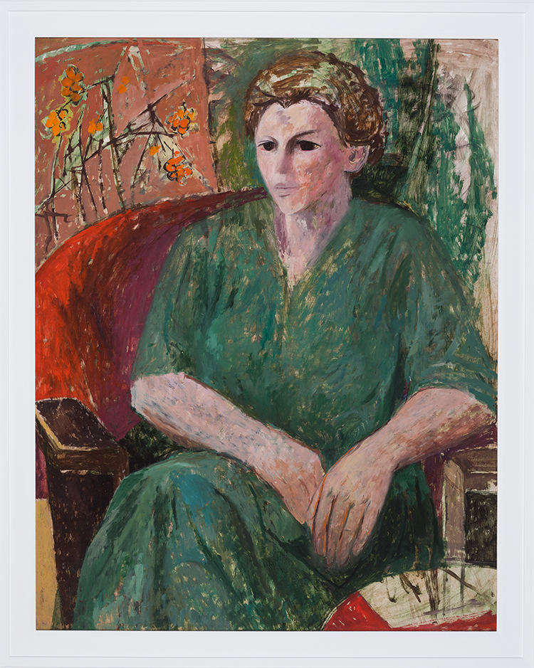 Woman in Green Dress par Betty Roodish Goodwin