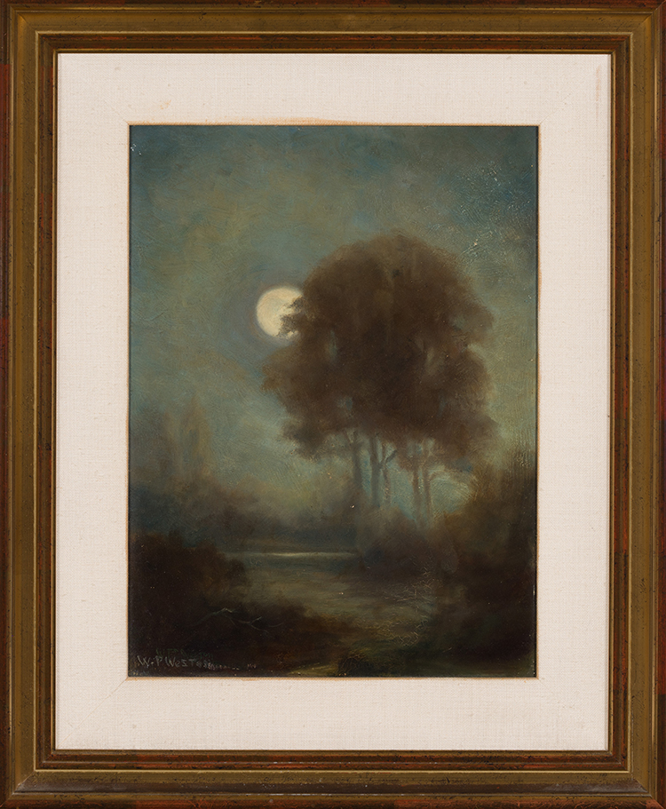 Moonrise, Garrow Bay par William Percival (W.P.) Weston