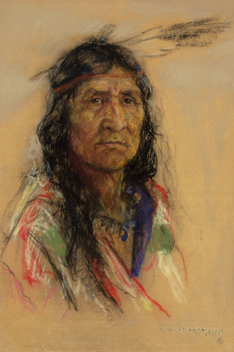 Blackfoot Indian par Nicholas de Grandmaison