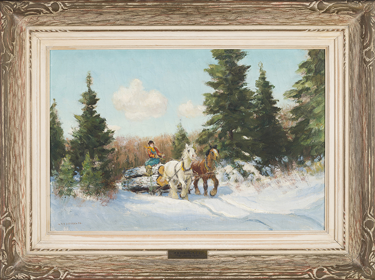 The Logging Team par Frederick Simpson Coburn