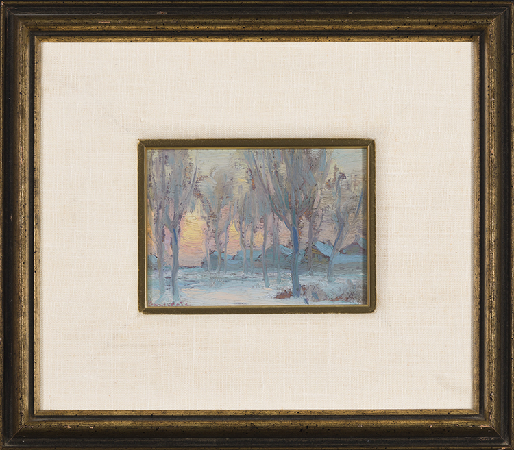 Crépuscule d'hiver par Marc-Aurèle de Foy Suzor-Coté