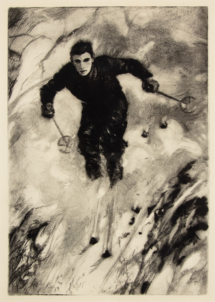 Skier par George Blair Brown