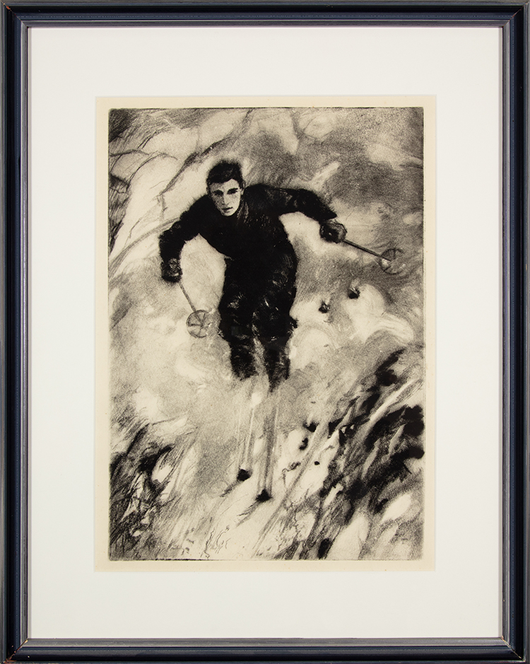 Skier by George Blair Brown