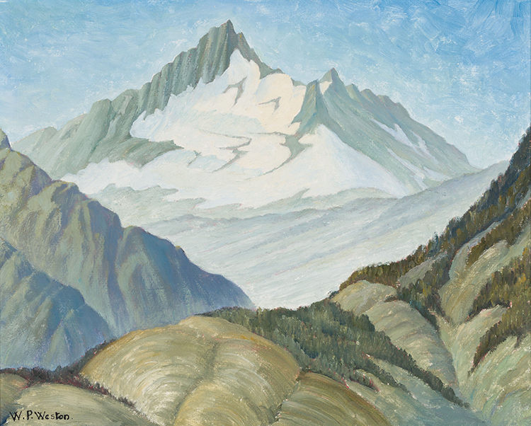 Mount Whitecap by William Percival (W.P.) Weston