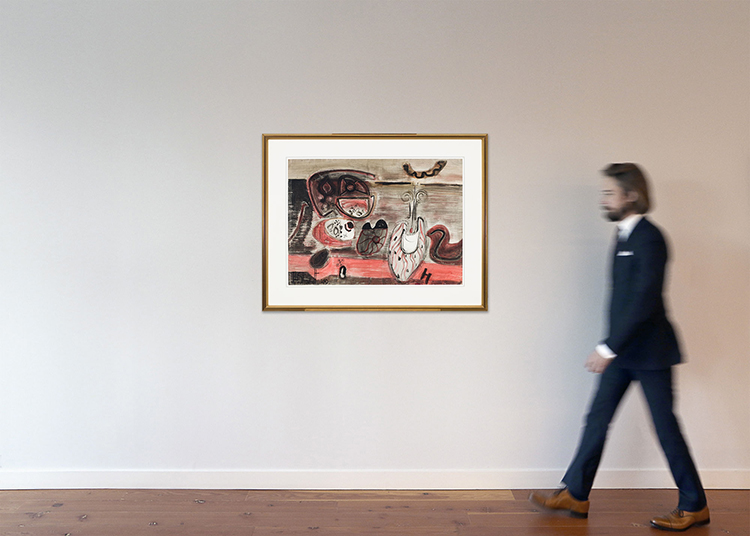 Homage to Mark Rothko by Jack Leonard Shadbolt