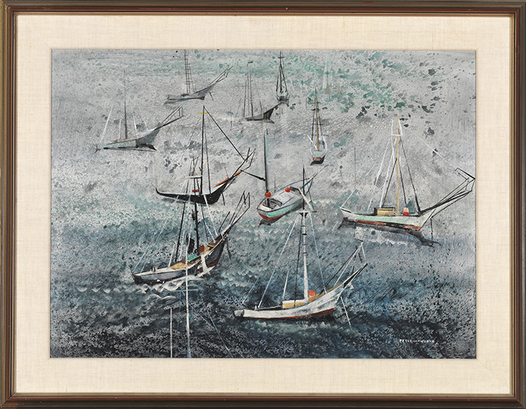 Sword Fishing Boats by Peter Haworth