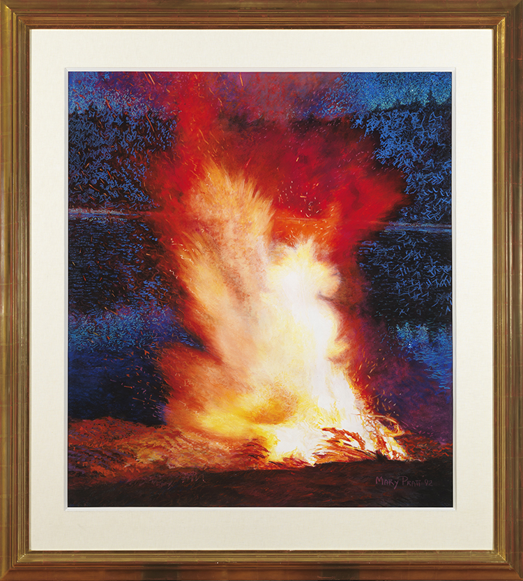 Bonfire by Mary Frances Pratt