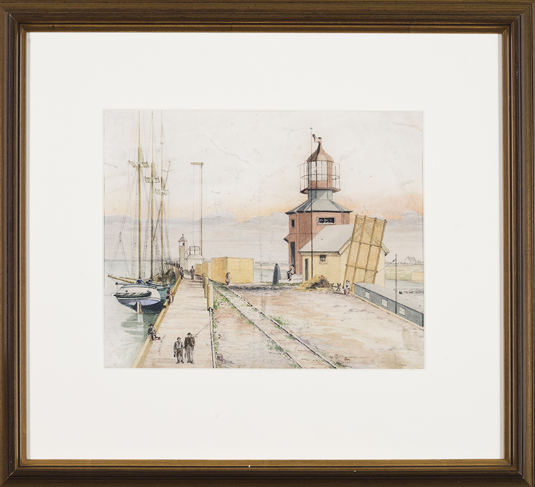 Queen's Wharf, 1859 par Unidentified Artist