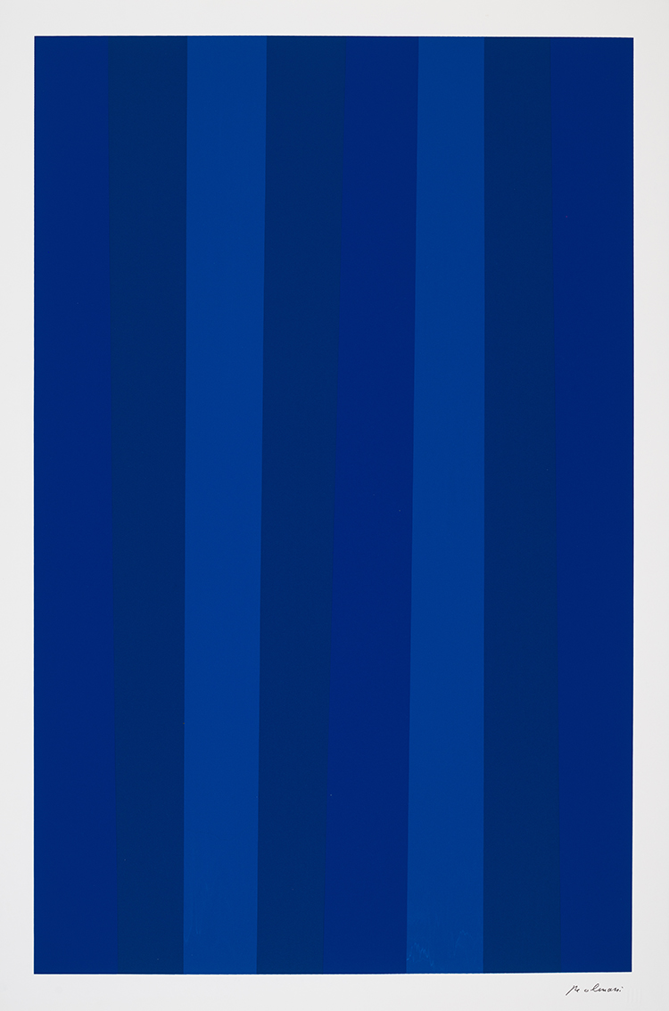 Sans titre (Quantificateur bleu) by Guido Molinari