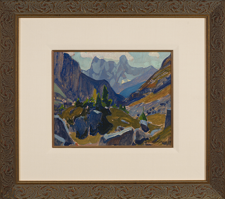 Mt. Goodsir from Odaray Bench par James Edward Hervey (J.E.H.) MacDonald