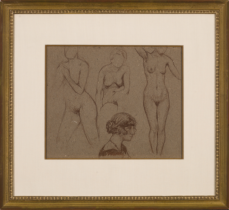 Étude de nus par Clarence Alphonse Gagnon